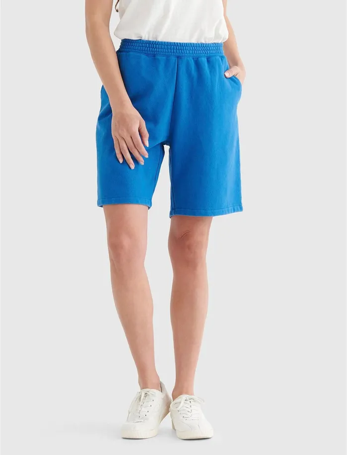 Shorts Women Lucky Brand High Rise Relaxed Short Anchor Blue