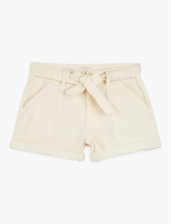 Shorts Women Lucky Brand Mid Rise Utility Short Birch