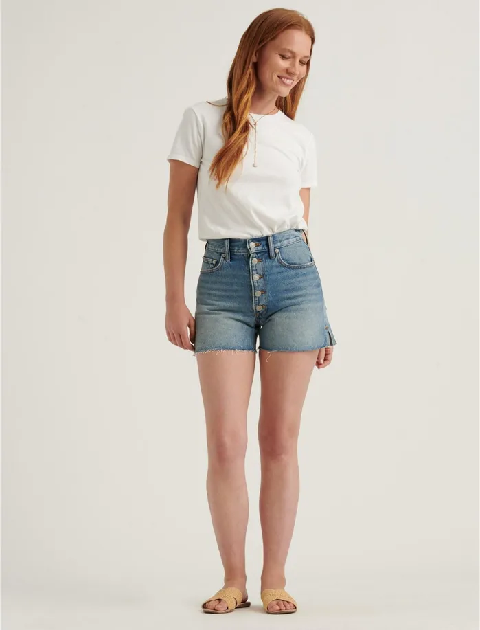 Shorts Women Lucky Brand Traveler Jean Short Unlimited Ct