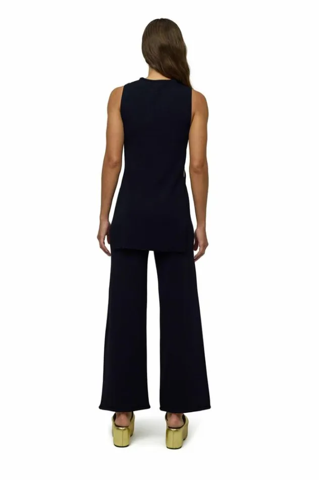 Simon Miller Bottoms Knits By Cropped Jabber Pant In Black Black 8211 Shop