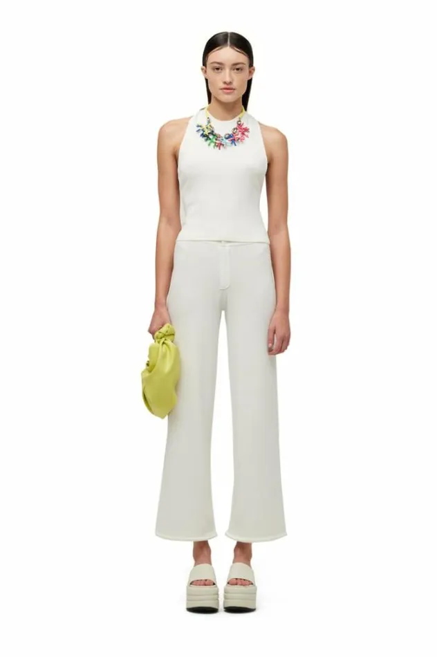 Simon Miller Bottoms Knits By Cropped Jabber Pant In Macadamia Macadamia 8211 Shop