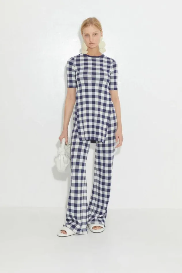 Simon Miller Bottoms Knits By Jabber Pant In Ink Gingham Ink Gingham 8211 Shop Simon Miller Bottoms Knits By Jabber Pant In Ink Gingham Ink Gingham 8211 Shop