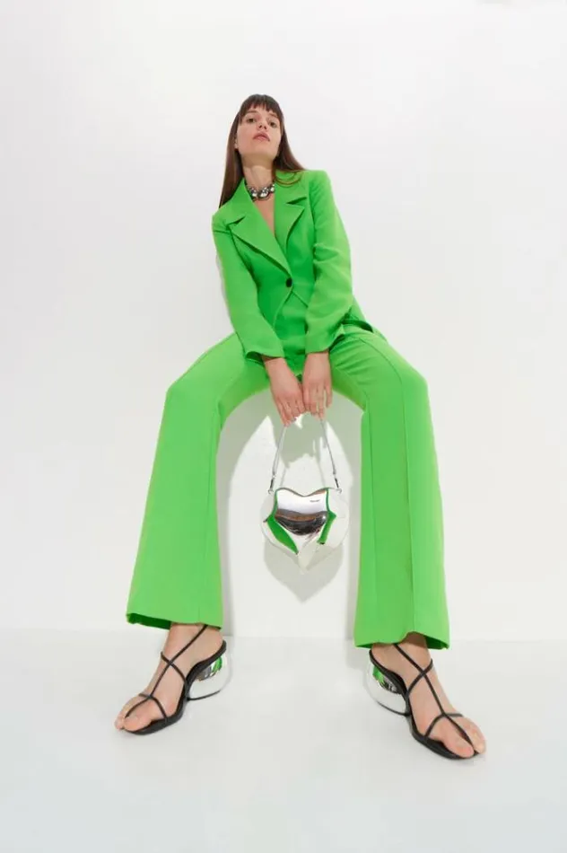 Simon Miller Bottoms Zypresse Crepe Pants In Gummy Green Gummy Green 8211 Shop