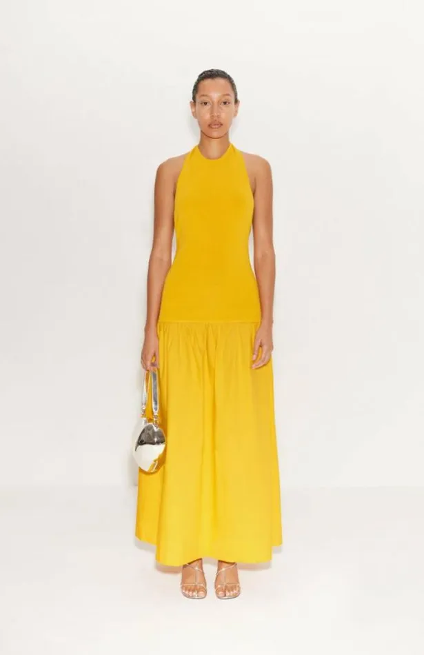 Simon Miller Dresses Junjo Combo Dress In Sherbert Orange Sherbert Orange 8211 Shop