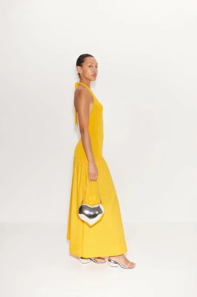 Simon Miller Dresses Junjo Combo Dress In Sherbert Orange Sherbert Orange 8211 Shop