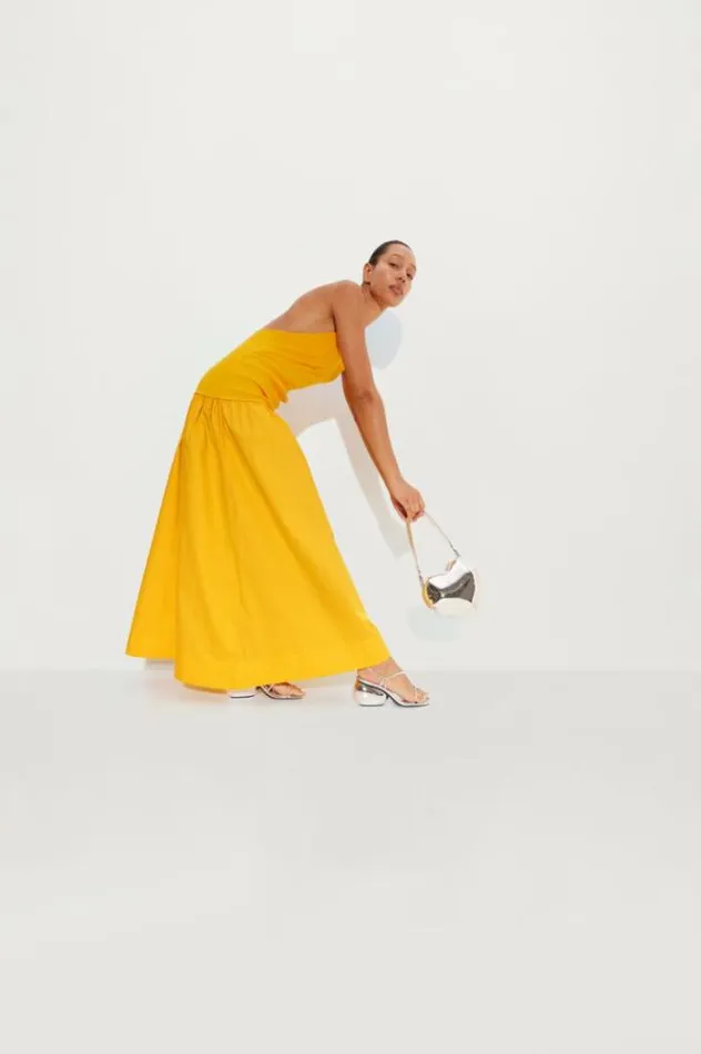 Simon Miller Dresses Junjo Combo Dress In Sherbert Orange Sherbert Orange 8211 Shop