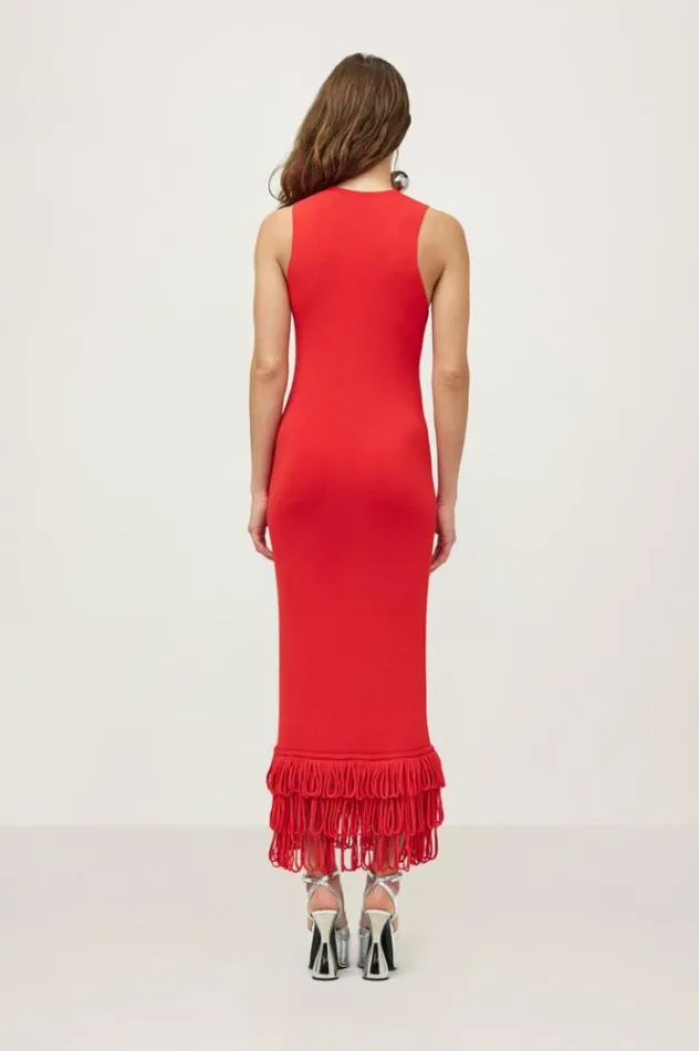 Simon Miller Dresses Knits By Albers Dress In Cherry Cherry 8211 Shop