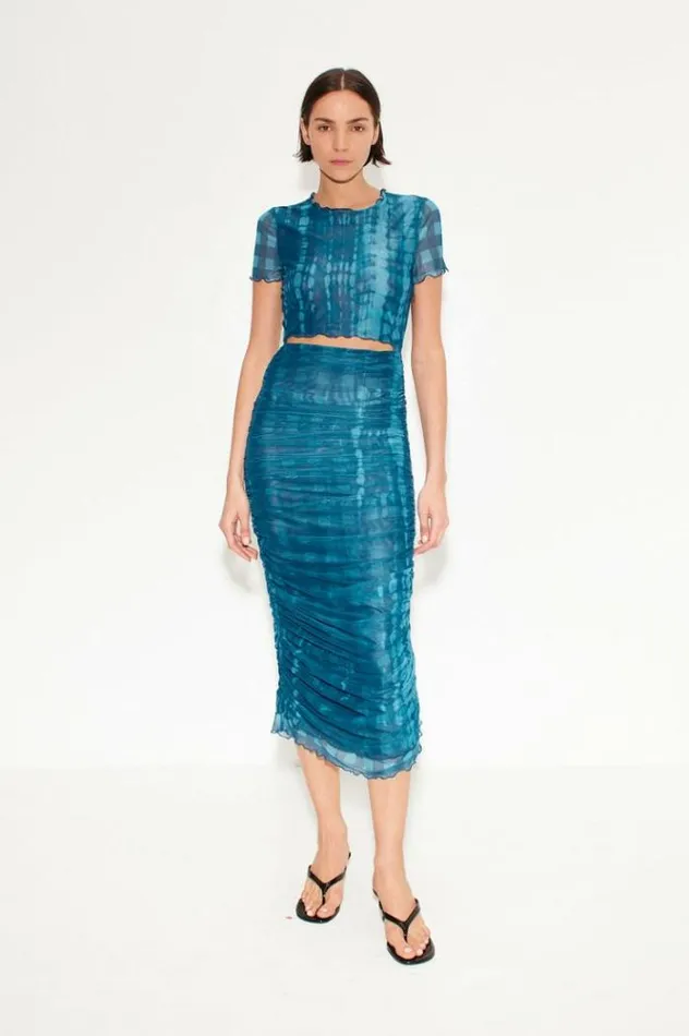 Simon Miller Dresses Leo Mesh Dress In Ink Gingham Shibori Combo Ink Gingham Shibori Combo 8211 Shop Simon Miller Dresses Leo Mesh Dress In Ink Gingham Shibori Combo Ink Gingham Shibori Combo 8211 Shop