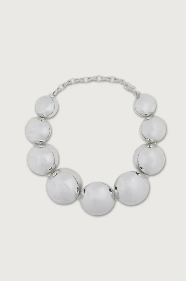 Simon Miller Jewelry Dome Necklace In Silver Silver 8211 Shop