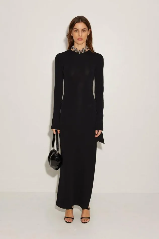 Simon Miller Knits By039 Essentials Knits By Long Sleeve Junjo Dress In Black Black 8211 Shop Simon Miller Knits By039 Essentials Knits By Long Sleeve Junjo Dress In Black Black 8211 Shop