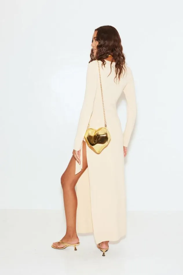 Simon Miller Knits By039 Essentials Knits By Long Sleeve Junjo Dress In Cream Cream 8211 Shop