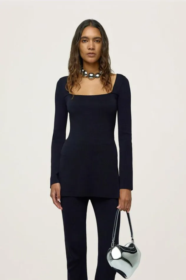 Simon Miller Knits By039 Essentials Knits By Long Sleeve Zo Zo Top In Black Black 8211 Shop Simon Miller Knits By039 Essentials Knits By Long Sleeve Zo Zo Top In Black Black 8211 Shop