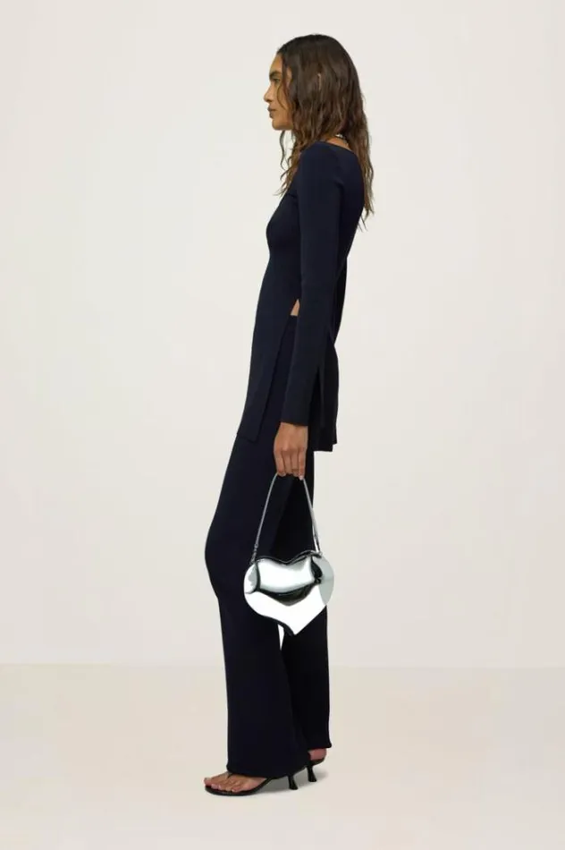 Simon Miller Knits By039 Essentials Knits By Long Sleeve Zo Zo Top In Black Black 8211 Shop
