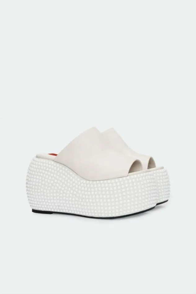 Simon Miller Platforms Bubble Wedge In Macadamia Pearl Macadamia Pearl 8211 Shop