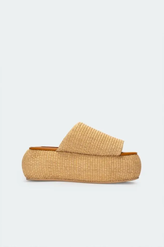 Simon Miller Platforms Raffia Cloudy Platform In Natural Natural 8211 Shop