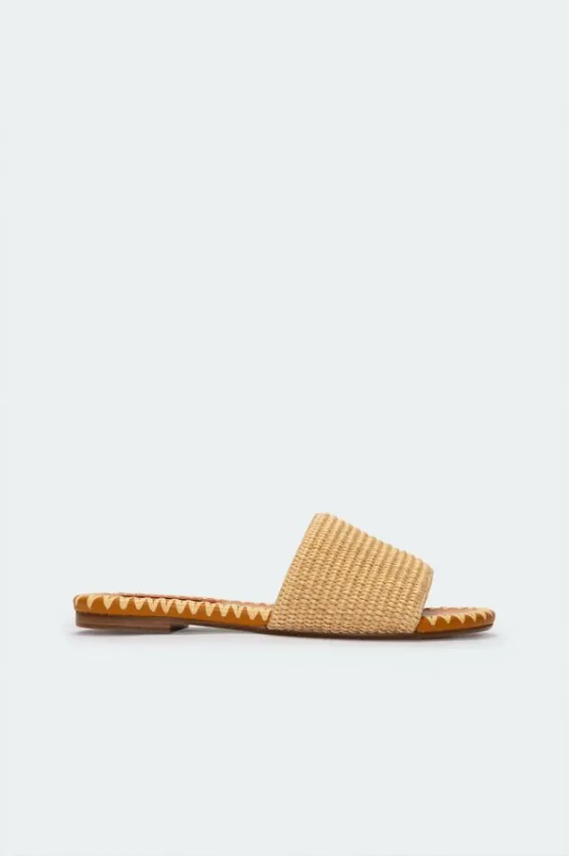 Simon Miller Sandals Raffia Salerno Slide In Natural Natural 8211 Shop