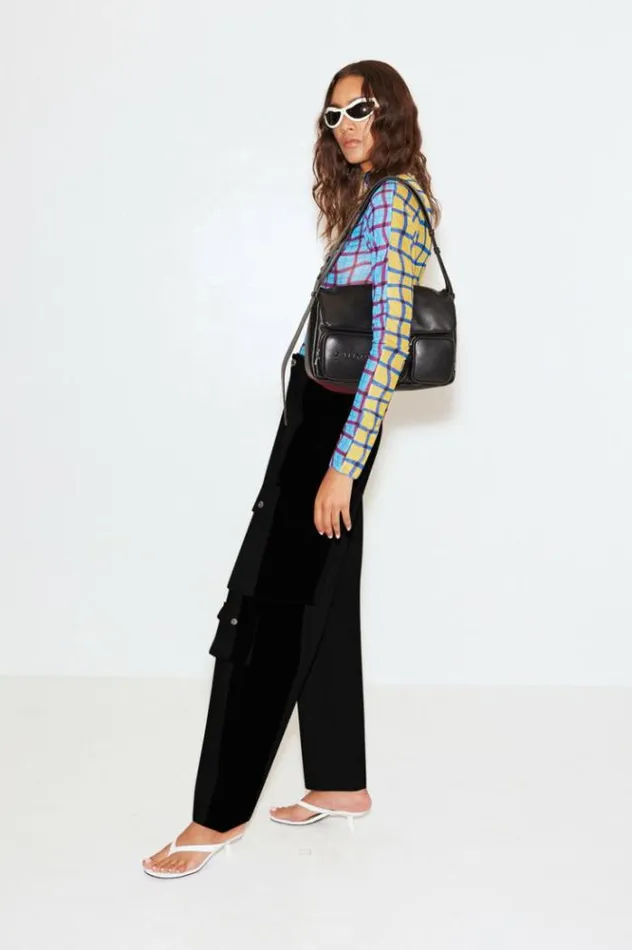 Simon Miller Tops Combo Wendel Top In Blue Yellow Plaid Blue Yellow Plaid 8211 Shop