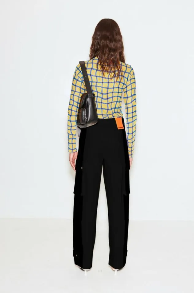 Simon Miller Tops Combo Wendel Top In Blue Yellow Plaid Blue Yellow Plaid 8211 Shop