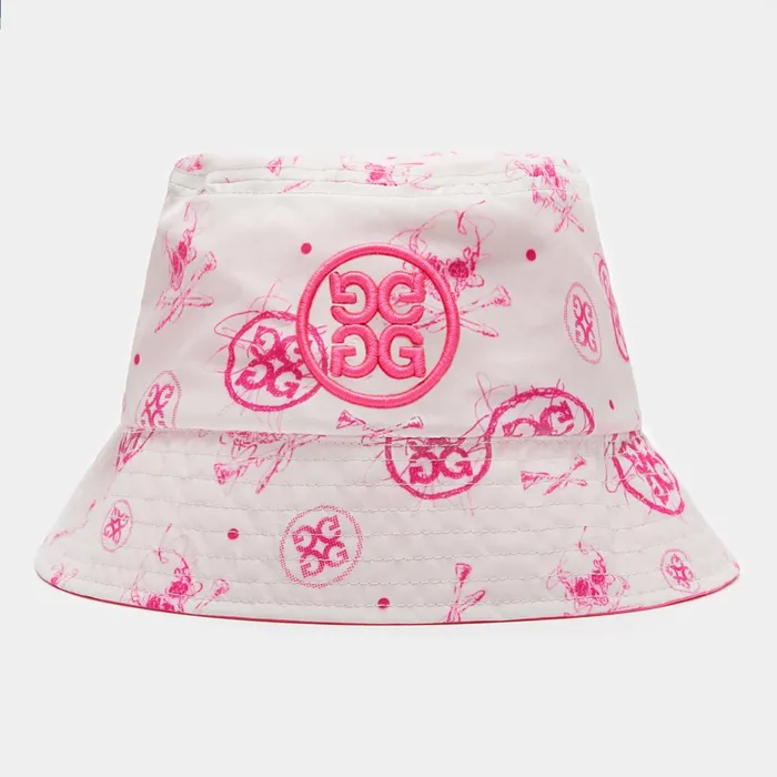Sketch Nylon Taffeta Reversible Bucket Hat Stone Golf GFORE Hats