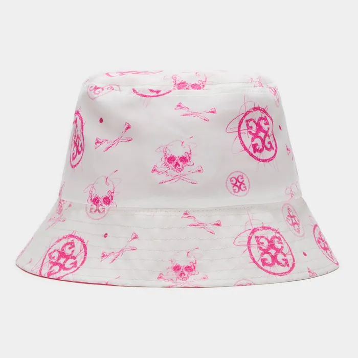 Sketch Nylon Taffeta Reversible Bucket Hat Stone Golf GFORE Hats