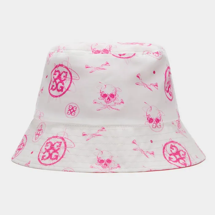 Sketch Nylon Taffeta Reversible Bucket Hat Stone Golf GFORE Hats