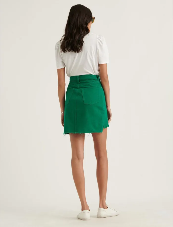 Skirts Women Lucky Brand Mid Rise Mini Skirt Ultramarine Grn Step