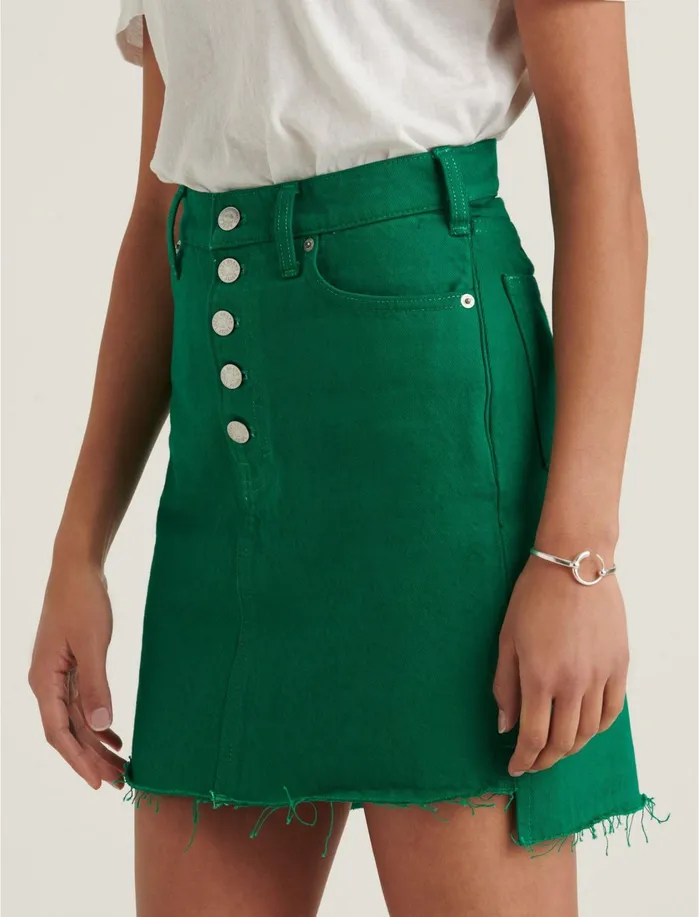 Skirts Women Lucky Brand Mid Rise Mini Skirt Ultramarine Grn Step