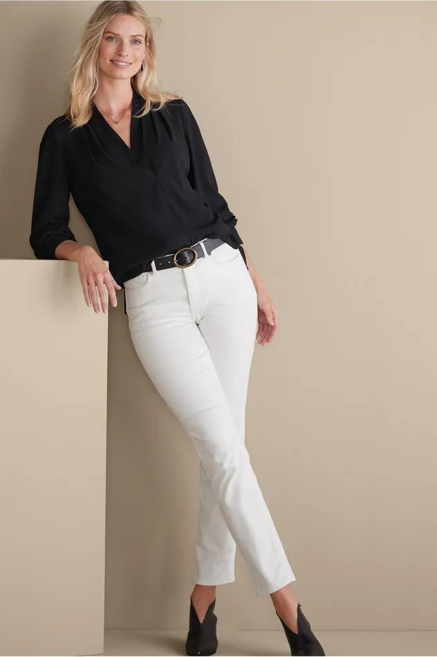 Soft Surroundings Akira Blouse Garnet Women Tops Soft Surroundings Akira Blouse Garnet Women Tops