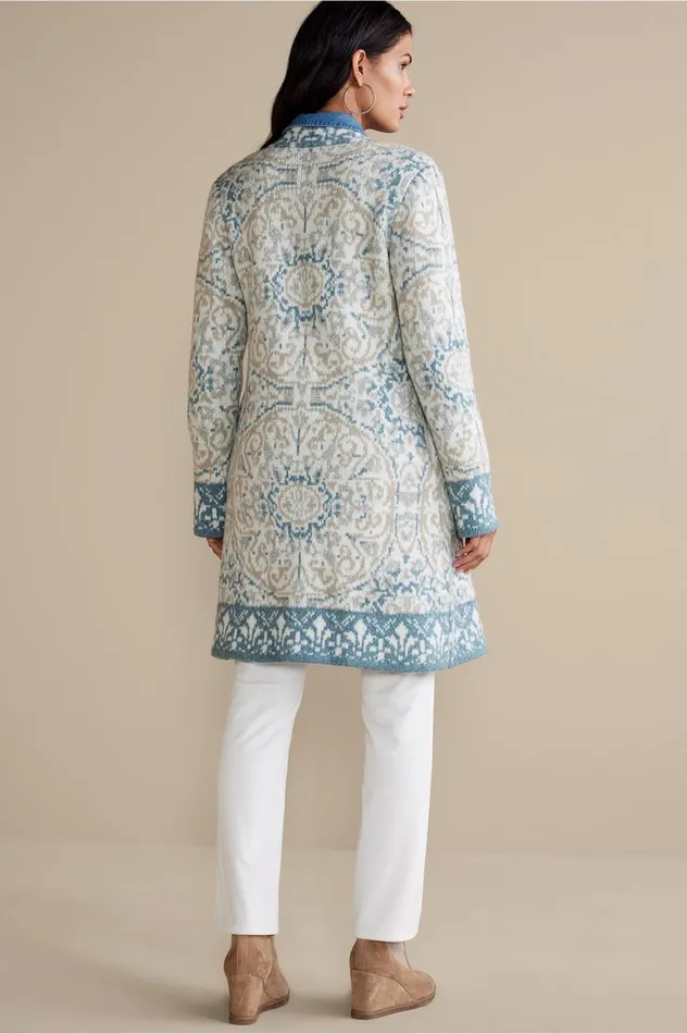 Soft Surroundings Barra Cardigan Medallion Multi Women Sweaters and Cardigans Soft Surroundings Barra Cardigan Medallion Multi Women Sweaters and Cardigans