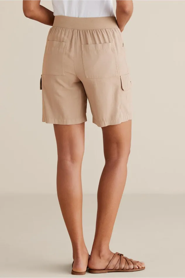 Soft Surroundings Bayside Shorts Taupe Women Pants Soft Surroundings Bayside Shorts Taupe Women Pants