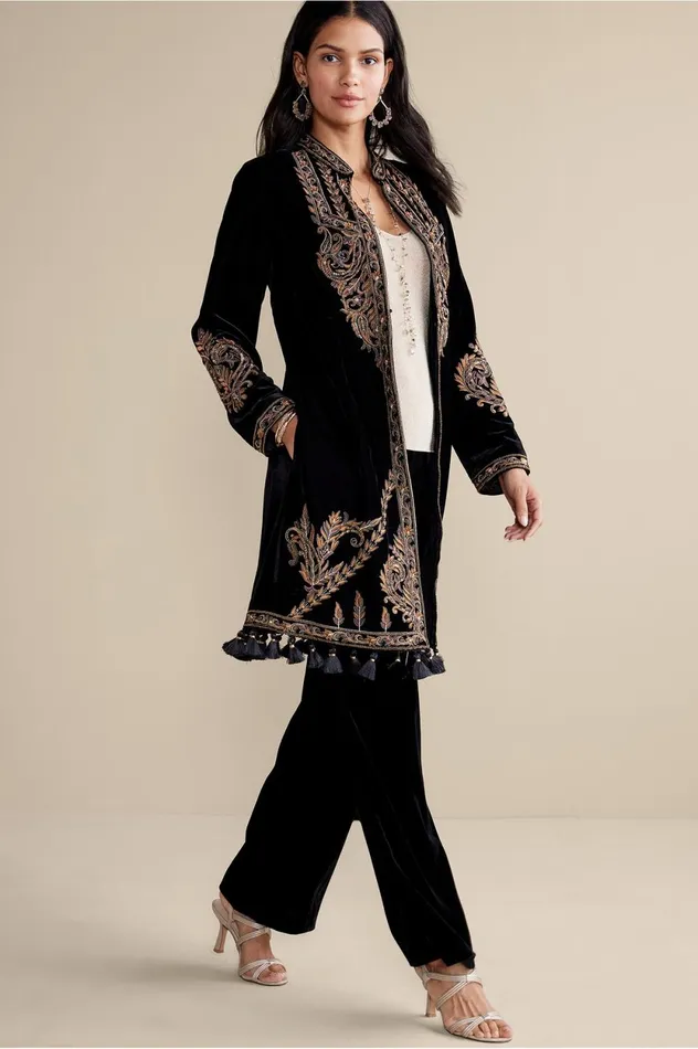 Soft Surroundings Belcastel Jacket Blackgold Women Jackets and Coats Soft Surroundings Belcastel Jacket Blackgold Women Jackets and Coats