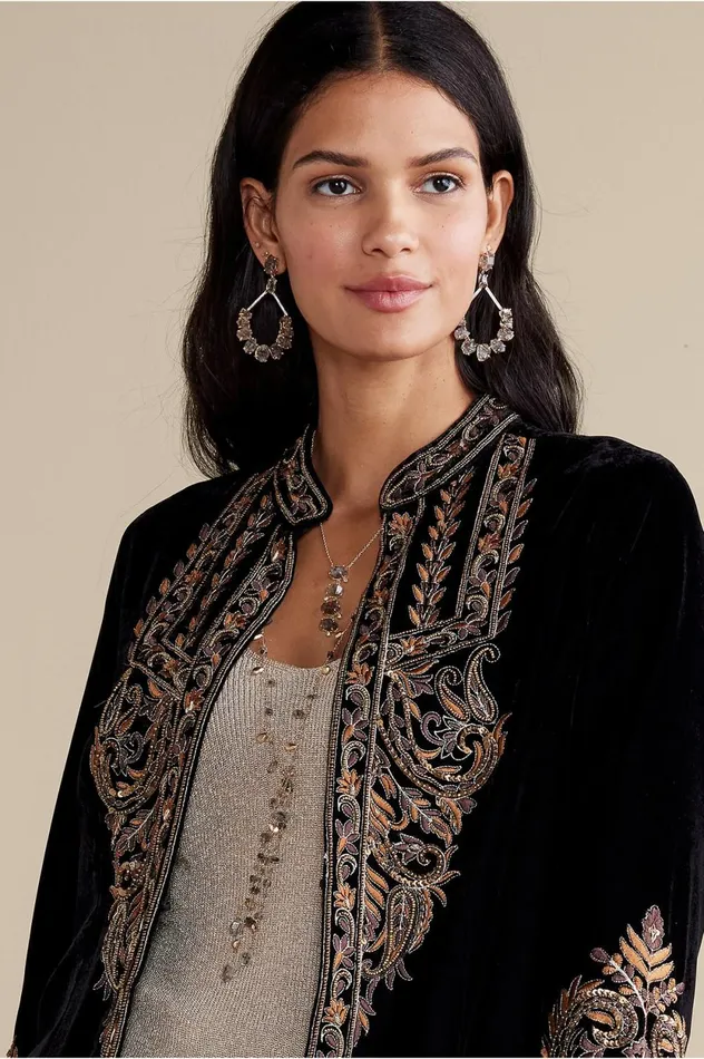 Soft Surroundings Belcastel Jacket Blackgold Women Jackets and Coats Soft Surroundings Belcastel Jacket Blackgold Women Jackets and Coats