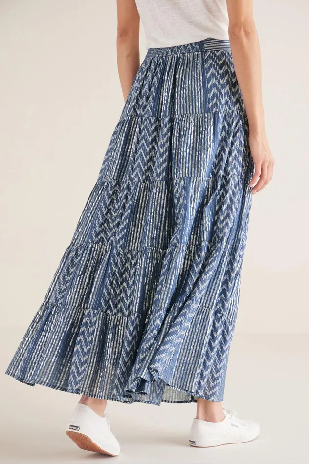 Soft Surroundings Brillar Skirt Twilight Blue Women Skirts Soft Surroundings Brillar Skirt Twilight Blue Women Skirts