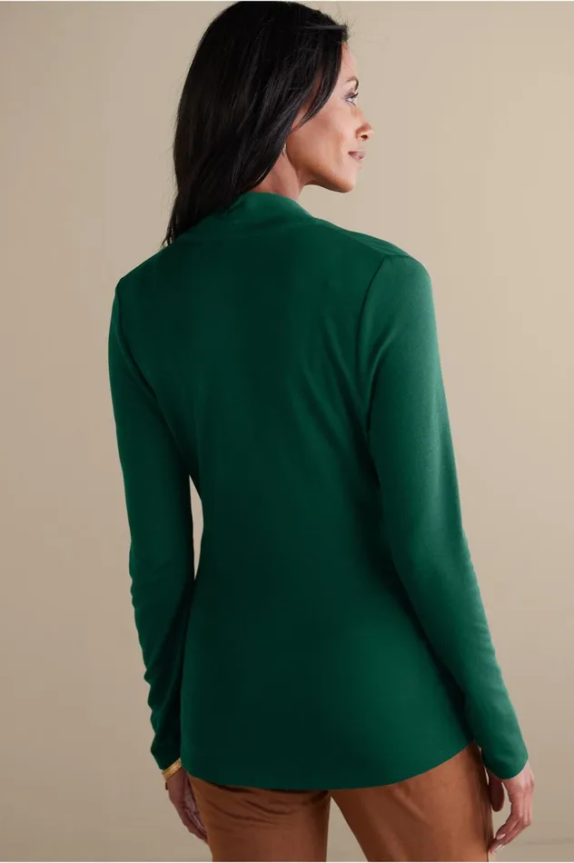 Soft Surroundings Daina Top Jewel Green Women Tops Soft Surroundings Daina Top Jewel Green Women Tops