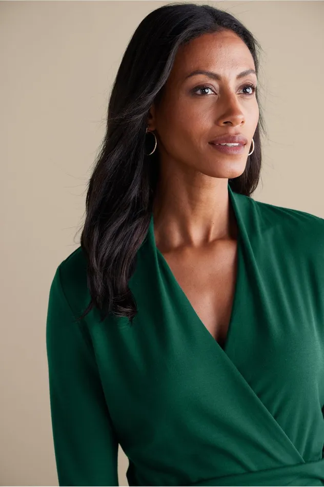 Soft Surroundings Daina Top Jewel Green Women Tops Soft Surroundings Daina Top Jewel Green Women Tops