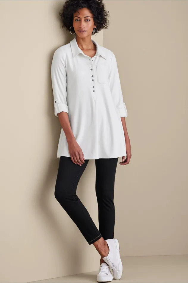 Soft Surroundings Easygoing Leggings Black Women Pants