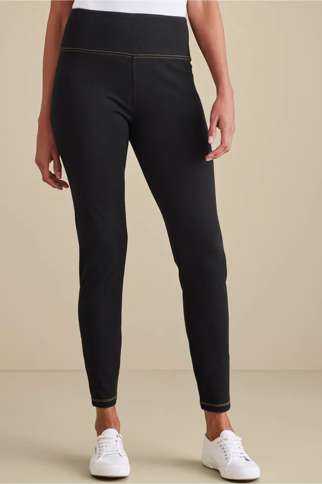 Soft Surroundings Easygoing Leggings Black Women Pants Soft Surroundings Easygoing Leggings Black Women Pants