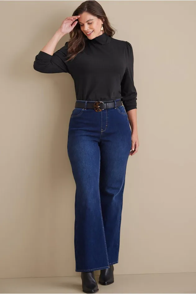 Soft Surroundings Emme Turtleneck Top Black Women Tops Soft Surroundings Emme Turtleneck Top Black Women Tops