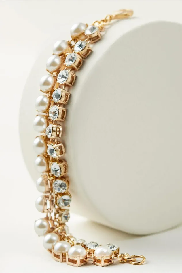 Soft Surroundings Gretta Heirloom Bracelet Pearl Women Jewelry