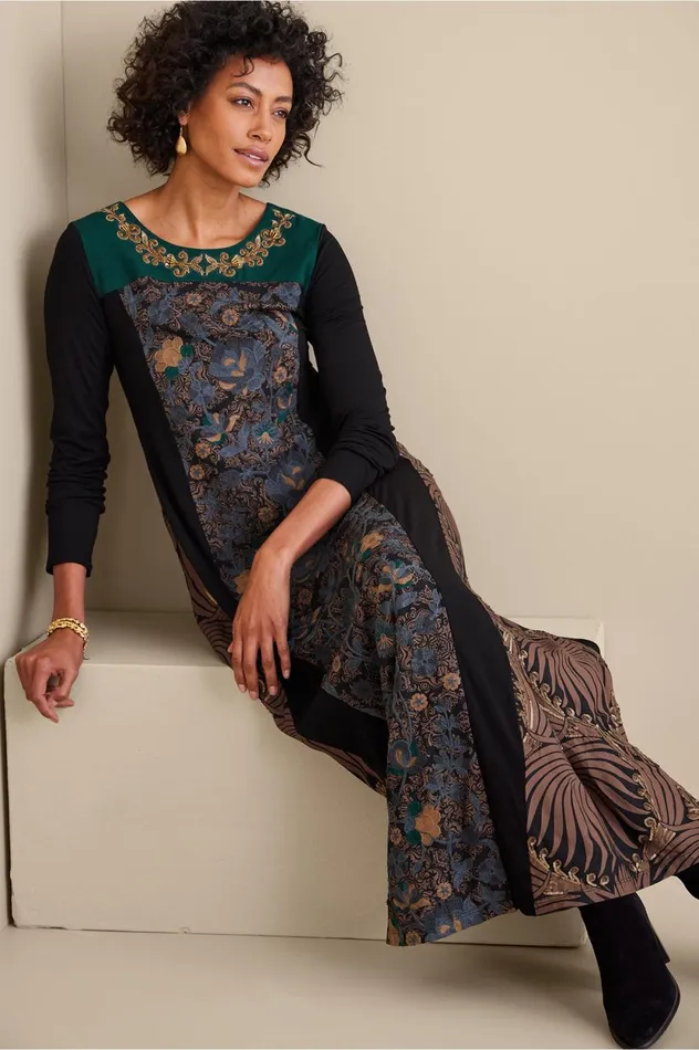 Soft Surroundings Icon Sultana Dress Tribalfloral Multi Women Dresses Soft Surroundings Icon Sultana Dress Tribalfloral Multi Women Dresses