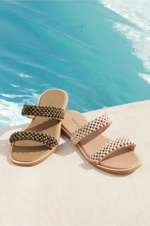 Soft Surroundings Kaanas Siki Straps Slide Natural Women Shoes Soft Surroundings Kaanas Siki Straps Slide Natural Women Shoes