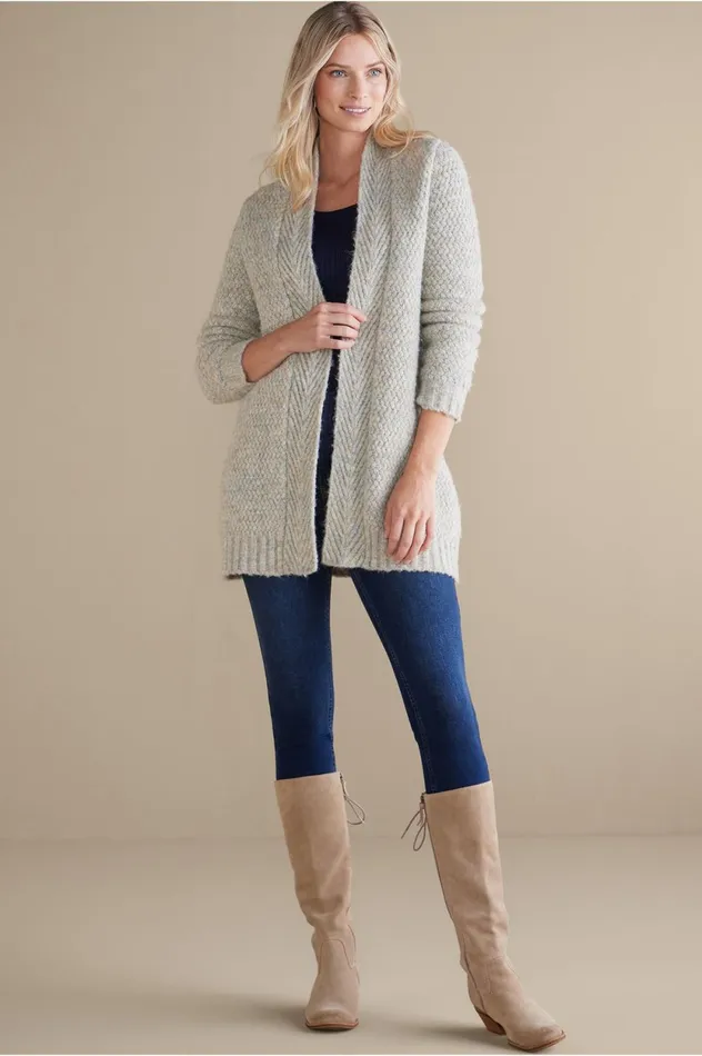 Soft Surroundings Kenley Cardigan Gray Women Sweaters and Cardigans Soft Surroundings Kenley Cardigan Gray Women Sweaters and Cardigans