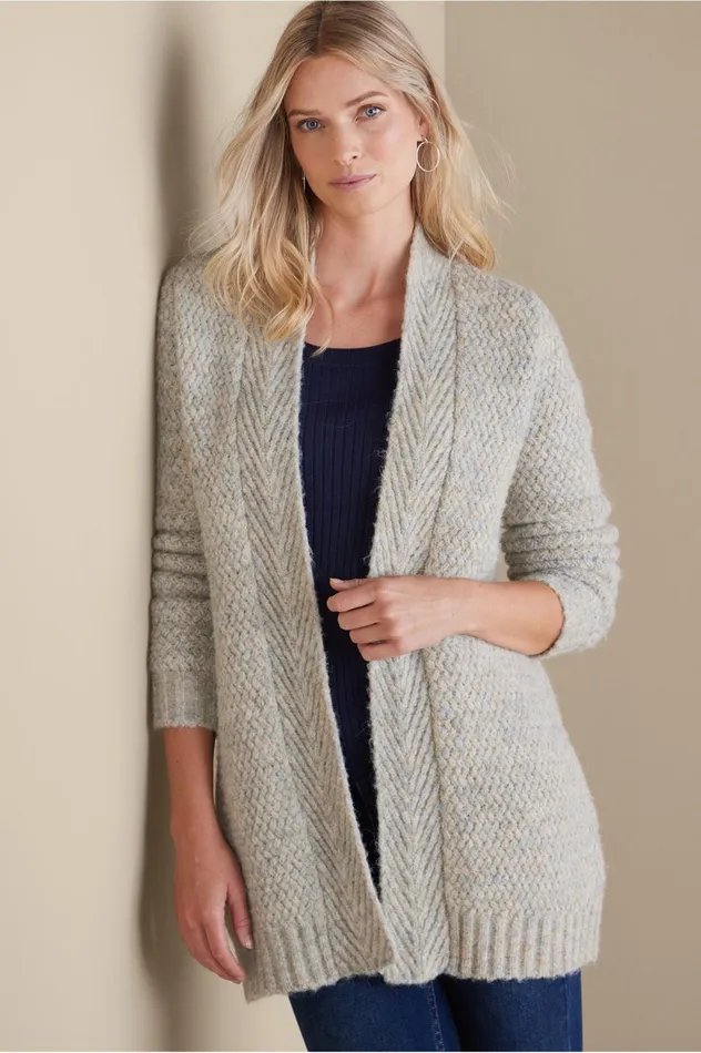 Soft Surroundings Kenley Cardigan Gray Women Sweaters and Cardigans Soft Surroundings Kenley Cardigan Gray Women Sweaters and Cardigans