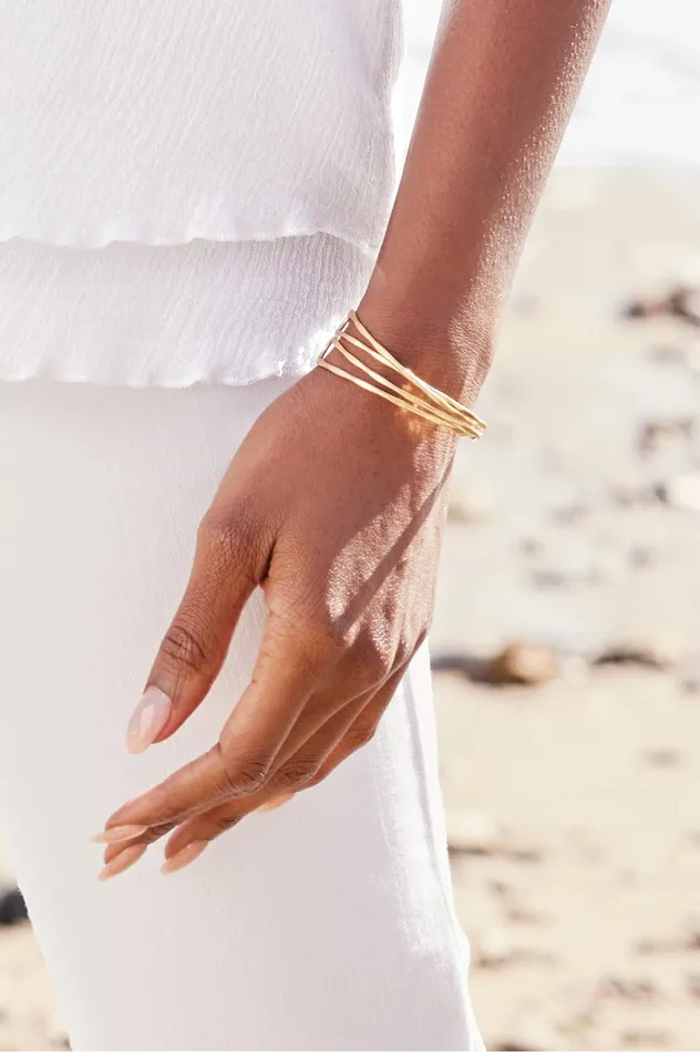 Soft Surroundings Linnet Thin Cuff Gold Women Jewelry Soft Surroundings Linnet Thin Cuff Gold Women Jewelry