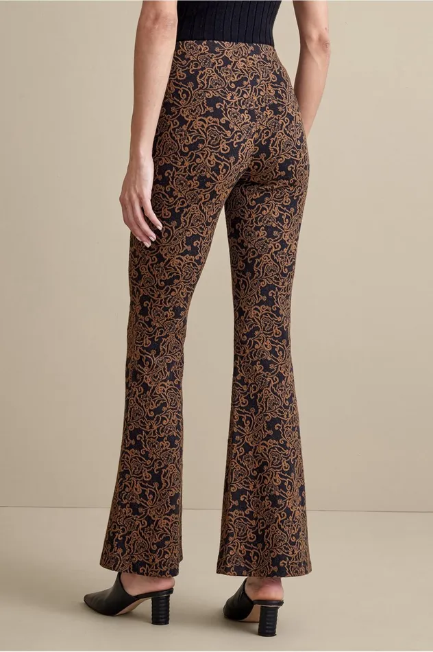 Soft Surroundings Mara Jacquard Pants Blackbrown Women Pants Soft Surroundings Mara Jacquard Pants Blackbrown Women Pants