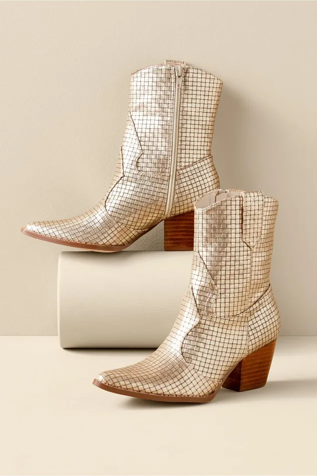 Soft Surroundings Matisse Bambi Boot Light Gold Women Shoes