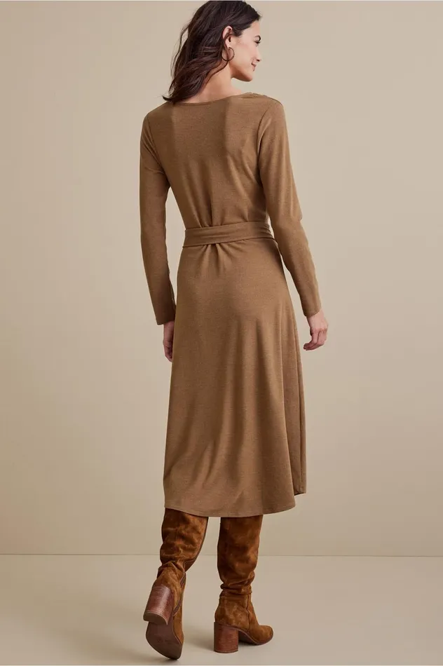 Soft Surroundings Paula Dress Cocoa Brown Women Dresses Soft Surroundings Paula Dress Cocoa Brown Women Dresses