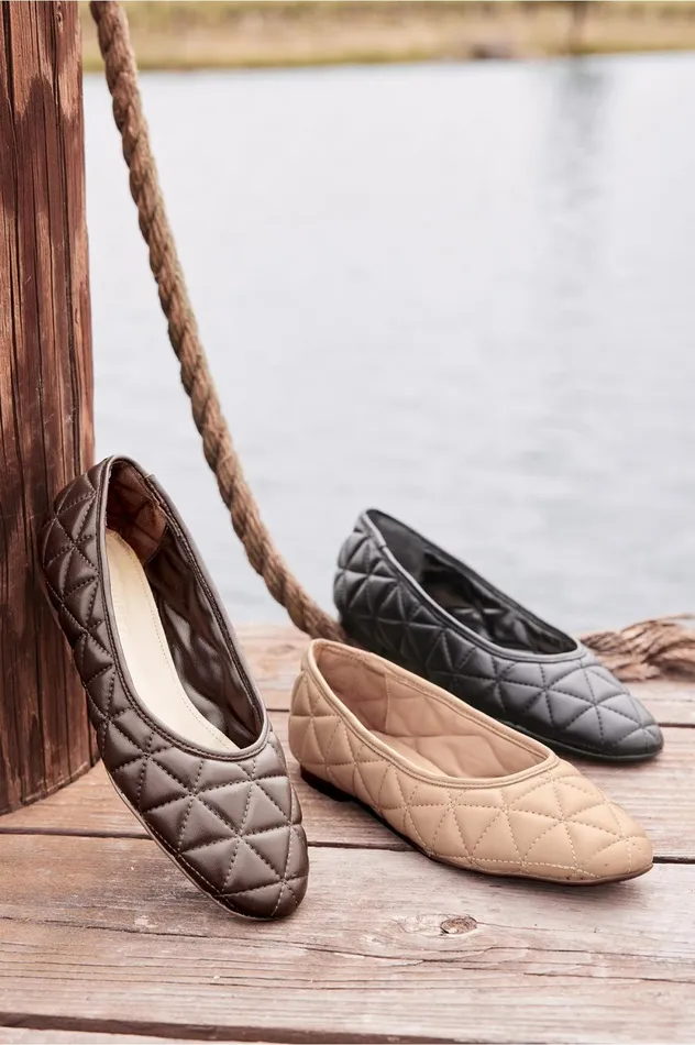 Soft Surroundings Schutz Arissa Quilted Ballet Flat Black Women Shoes Soft Surroundings Schutz Arissa Quilted Ballet Flat Black Women Shoes