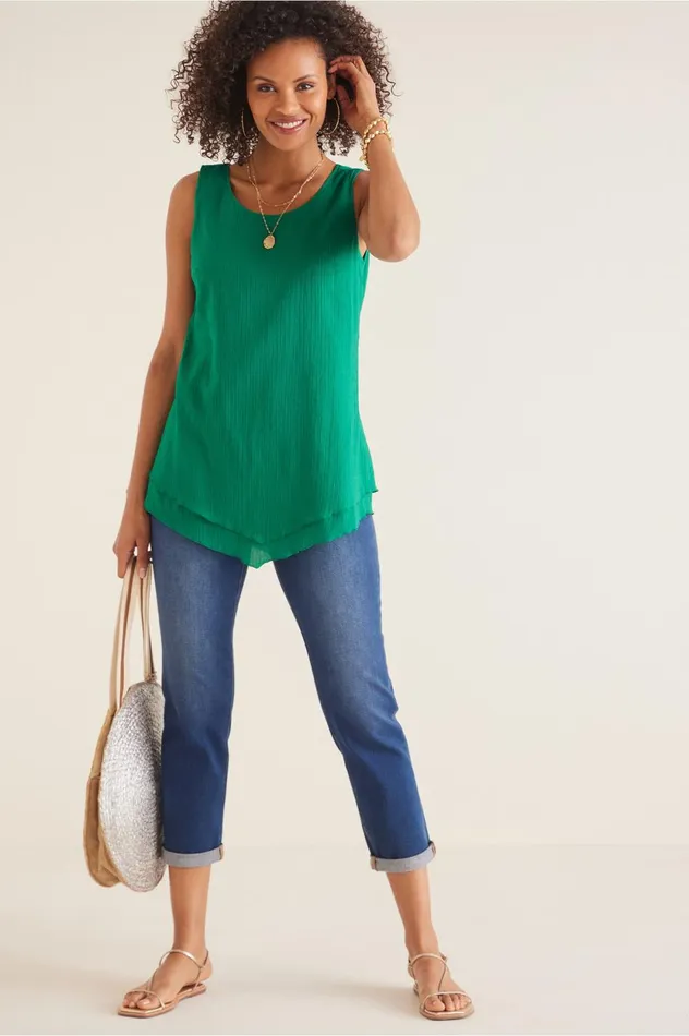 Soft Surroundings Siesta Key Tank Parakeet Women Tops Soft Surroundings Siesta Key Tank Parakeet Women Tops