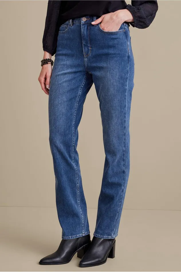 Soft Surroundings Ultimate Denim Straight Leg Jeans Black Women Jeans Soft Surroundings Ultimate Denim Straight Leg Jeans Black Women Jeans